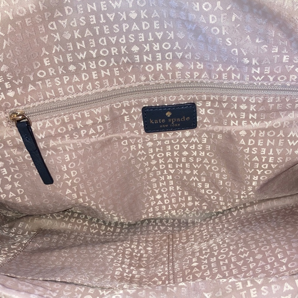 Kate Spade Fernrose Baxter Street Shoulder Tote Bag Purse in Asphalt EUC - Picture 8 of 11